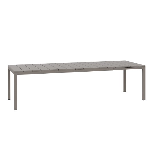 Nardi Rio uitschuifbare tuintafel 210cm tot 280cm - aluminium frame met kunststof blad