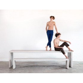 Net-Echt van beton tuintafel - Brutus lite 300x100cm