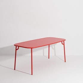 Petite Friture Week-End tuintafel 180x85cm - met massief tafelblad