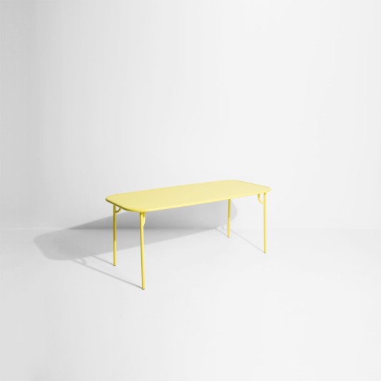 Petite Friture Week-End tuintafel 180x85cm - met massief tafelblad