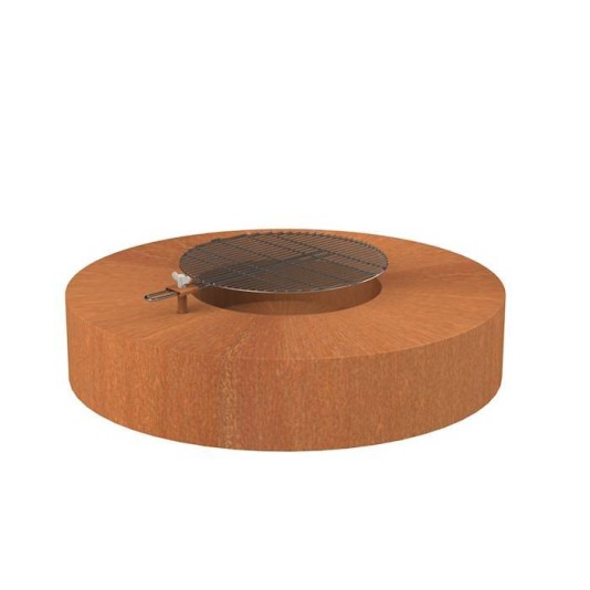 FORNO Vuurtafel rond met Grill 125cm