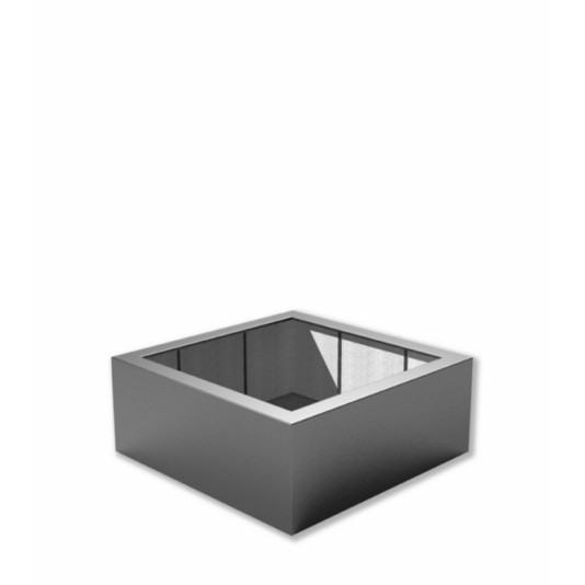 Polyester plantenbak 100x100x40cm
