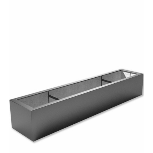 Polyester plantenbak 230x50x40cm