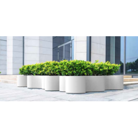 Polyester plantenbak Organ 161x133,5x60cm