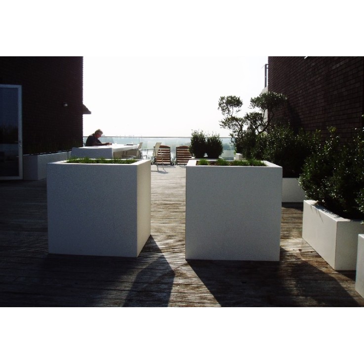 Polyester plantenbak 50x50x50cm