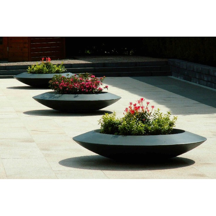 Polyester plantenbak Canna Ø72x84cm