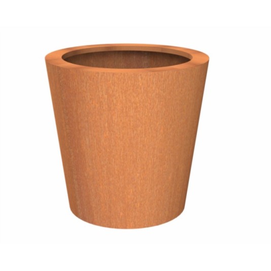 Cortenstalen plantenbak Conic Ø60x60cm