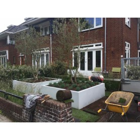 Polyester plantenbak 100x100x40cm