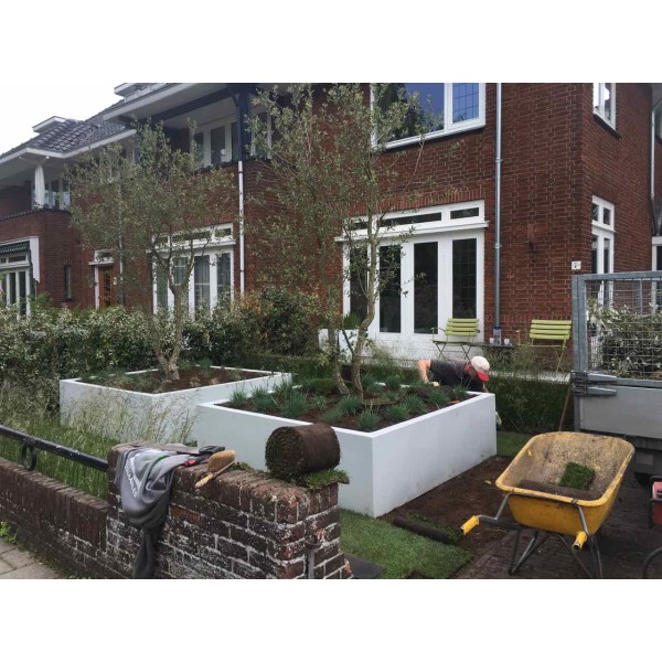 Polyester plantenbak 100x100x40cm