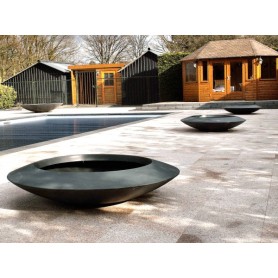 Polyester plantenbak Malva Ø200x40cm