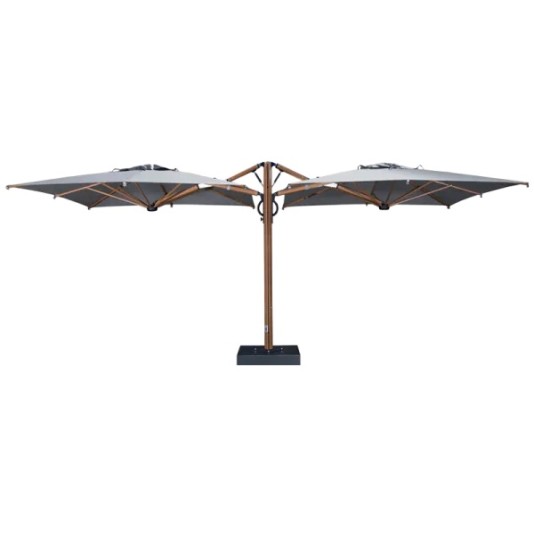 Scolaro Dual "T" zweefparasol 350x700cm