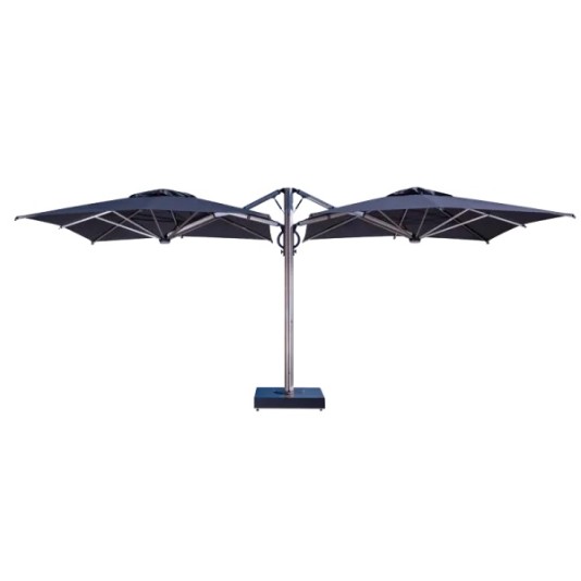 Scolaro Dual "T" zweefparasol 350x700cm