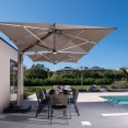 Scolaro Dual "V" zweefparasol 300x600cm