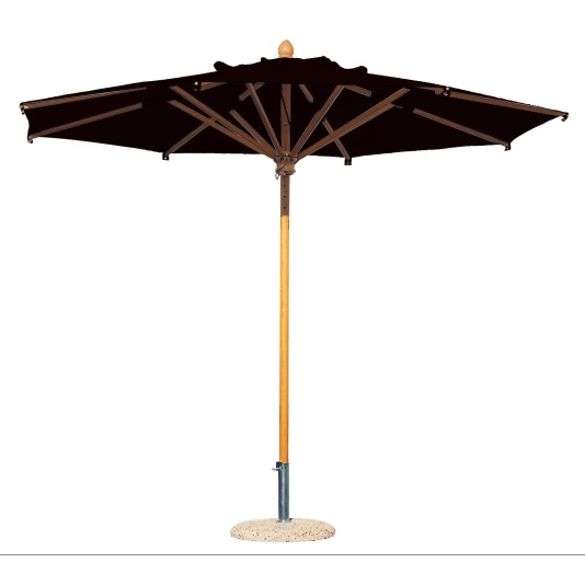 Scolaro Palladio Standard parasol rond Ø350cm - hardhout