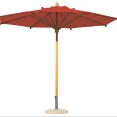 Scolaro Palladio Standard parasol rond Ø350cm - hardhout