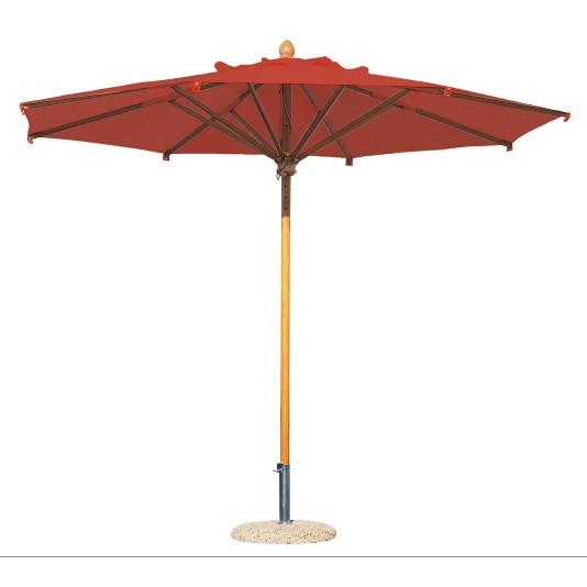 Scolaro Palladio Standard parasol rond Ø350cm - hardhout