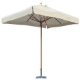 Scolaro Palladio Standard parasol rechthoekig 200x300cm - hardhout