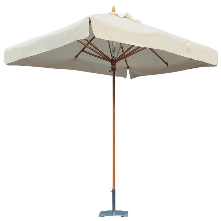 Scolaro Palladio Standard parasol rechthoekig 200x300cm - hardhout
