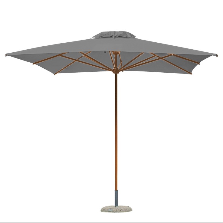 Scolaro Palladio Telescopic parasol 400x400cm - hardhout