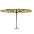 Scolaro Palladio Telescopic parasol rond Ø500cm - hardhout