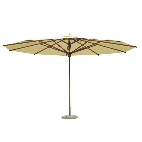 Scolaro Palladio Telescopic parasol rond Ø500cm - hardhout