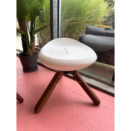 Lonc Beaser Wood tuinkruk - wit