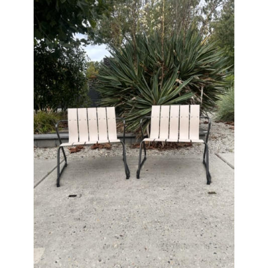 Mater ocean loungestoel - zand - set van 2 stuks