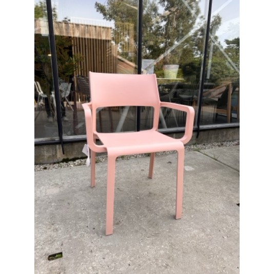 Nardi Trill  Tuinstoel met Armleuning - roze - 1 stuk