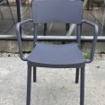 Resol Lisboa tuinstoel met armleuningen - Donkergrijs - 1 stuk Resol Lisboa tuinstoel met armleuningen - Donkergrijs - 1 stuk