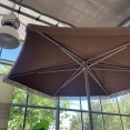Umbrosa Nata UX Zen Terra rond Ø2,8m - showmodel incl. flatbase parasolvoet Umbrosa Nata UX Zen Terra rond Ø2,8m - showmodel incl. flatbase parasolvoet