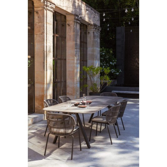 Vincent Sheppard Kodo tuintafel met keramisch tafelblad 210x100cm