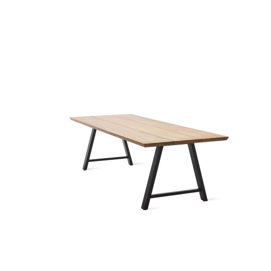 Vincent Sheppard Matteo tuintafel 215cm - teakhouten tafelblad