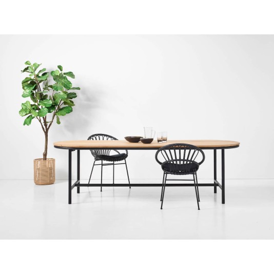 Vincent Sheppard Wicked tuintafel 200x90cm - teak tafelblad