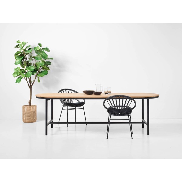 Vincent Sheppard Wicked tuintafel 200x90cm - teak tafelblad Vincent Sheppard Wicked tuintafel 200x90cm - teak tafelblad