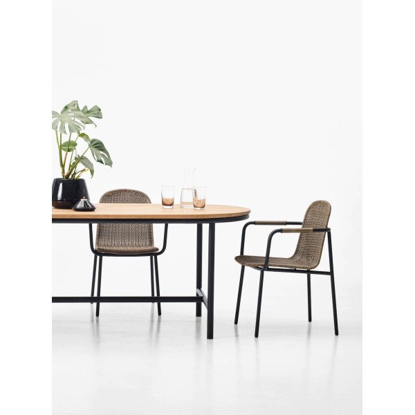 Vincent Sheppard Wicked tuintafel 250x90cm - teak tafelblad Vincent Sheppard Wicked tuintafel 250x90cm - teak tafelblad